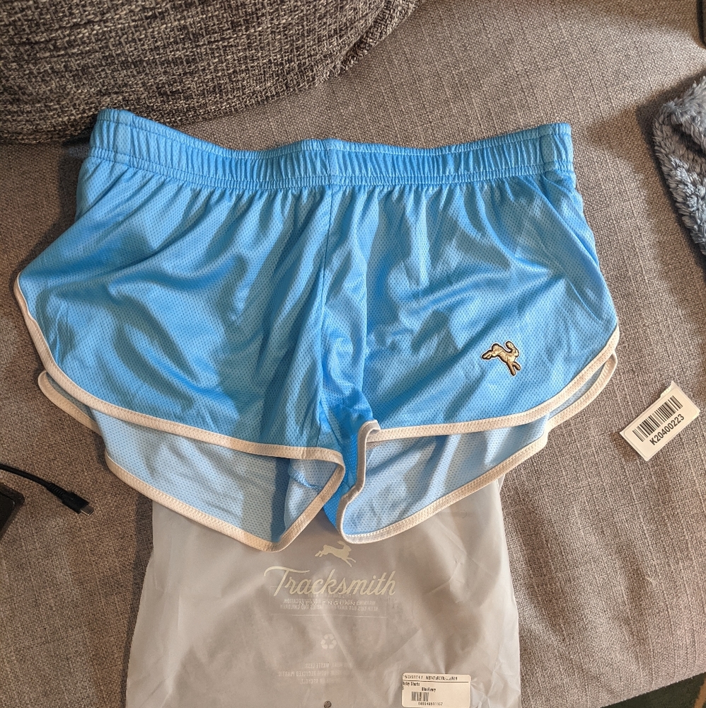Price firm. Tracksmith relay shorts.